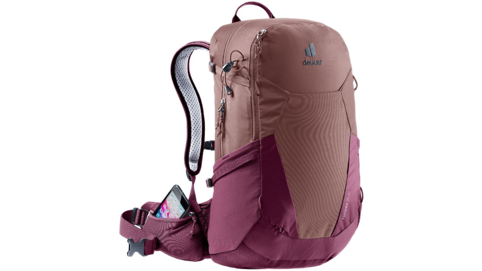 Deuter Futura 25 SL Backpack - Womens, Ashrose/Cassis, 340022155990