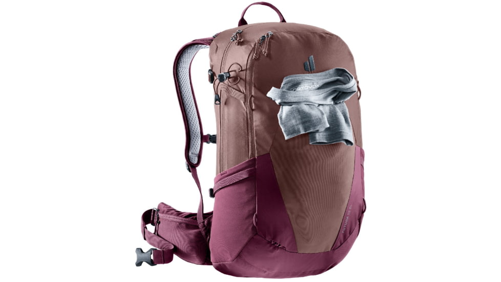 Deuter Futura 25 SL Backpack - Womens, Ashrose/Cassis, 340022155990