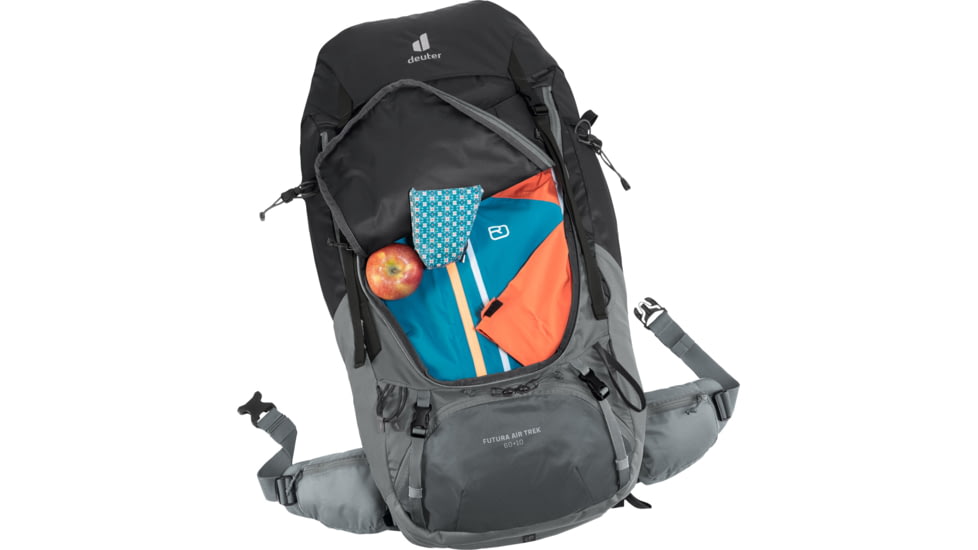 Deuter Futura Air Trek 60 + 10 Pack, Black-Graphite, 70L, 340232174030