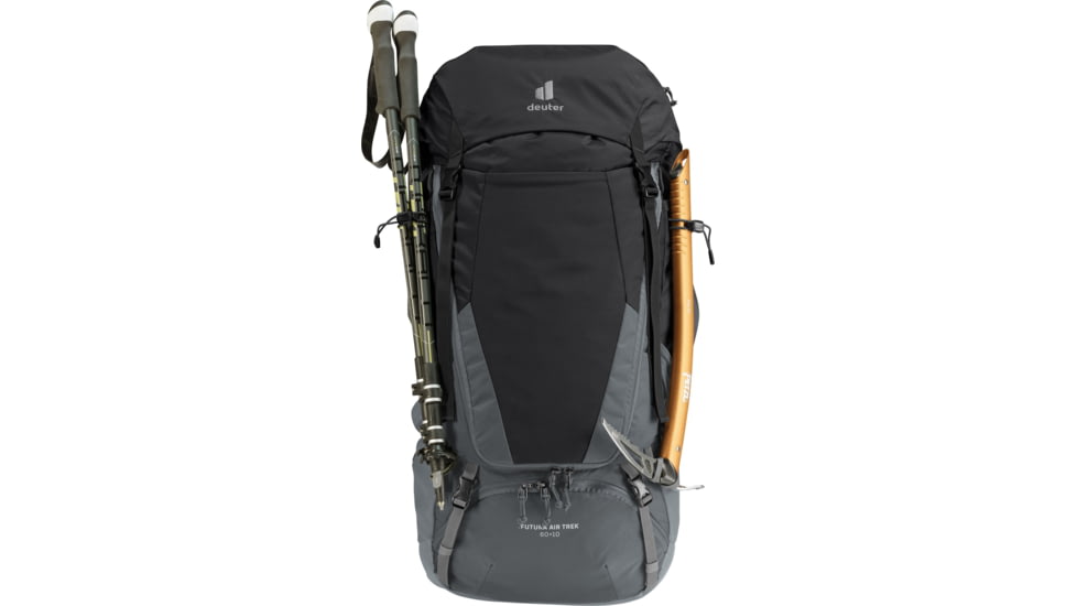 Deuter Futura Air Trek 60 + 10 Pack, Black-Graphite, 70L, 340232174030