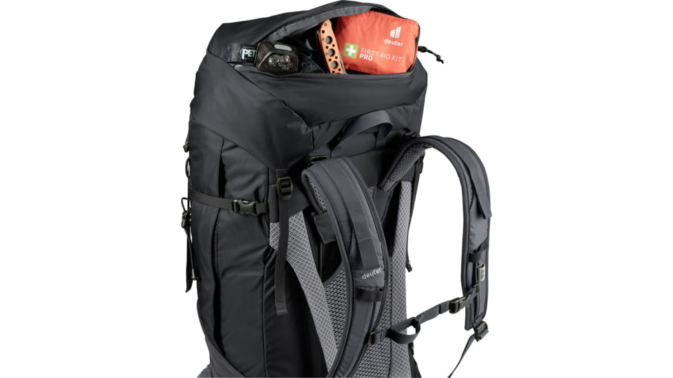 Deuter Futura Air Trek 60 + 10 Pack, Black-Graphite, 70L, 340232174030