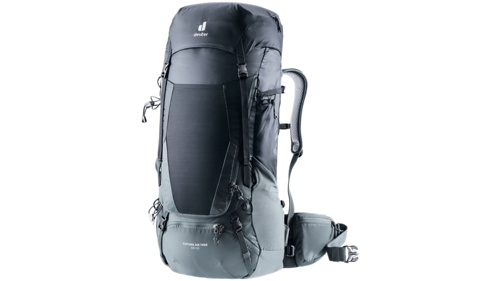 Deuter Futura Air Trek 60 + 10 Pack, Black-Graphite, 70L, 340232174030