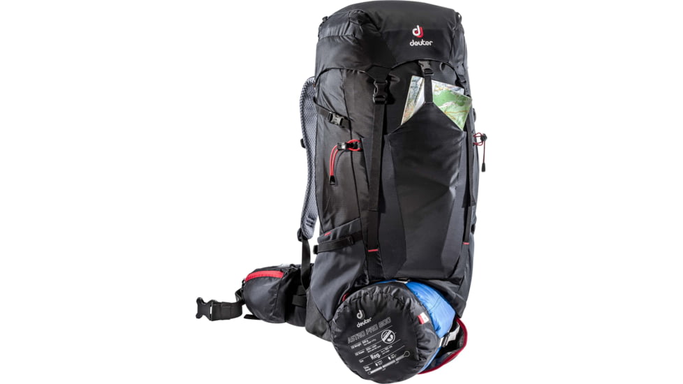 Deuter Futura PRO 44 EL Hiking Pack, Black, 340191870000