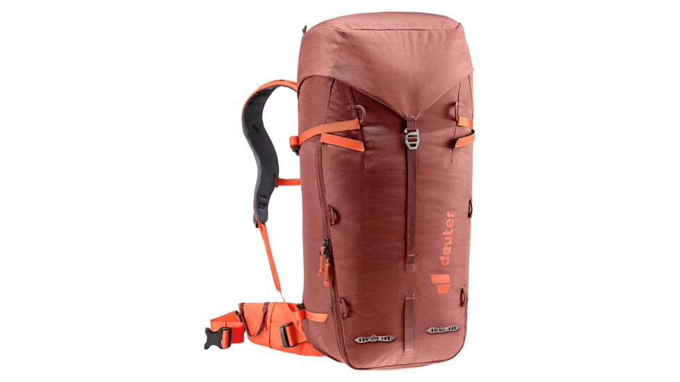 Deuter Guide 34+8 Backpack, Redwood/Papaya, 336152359120
