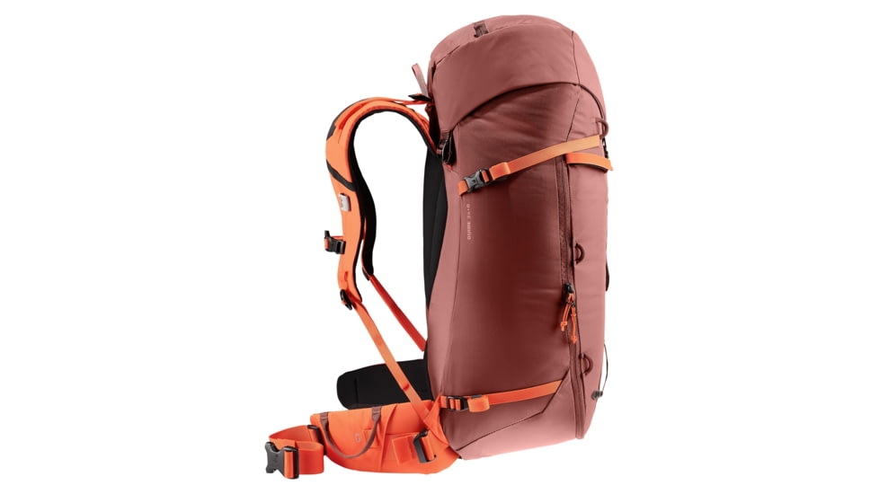 Deuter Guide 34+8 Backpack, Redwood/Papaya, 336152359120