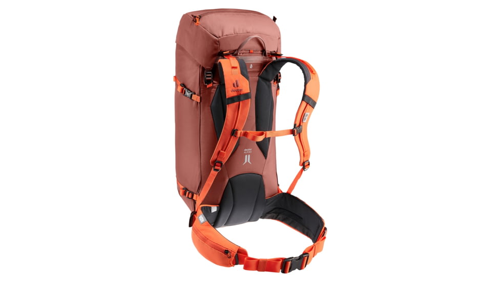 Deuter Guide 34+8 Backpack, Redwood/Papaya, 336152359120