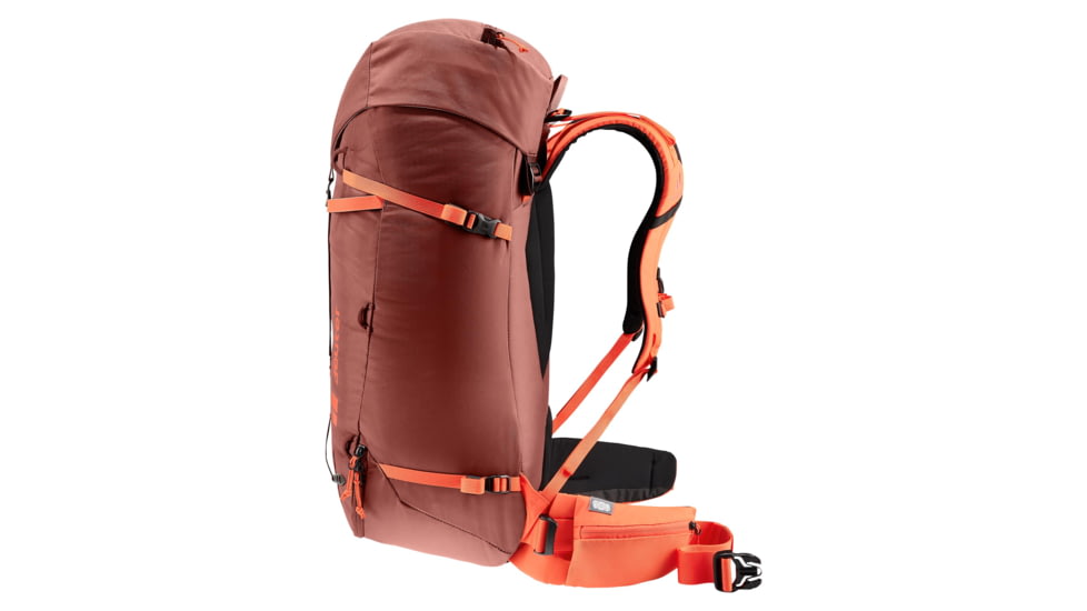 Deuter Guide 34+8 Backpack, Redwood/Papaya, 336152359120