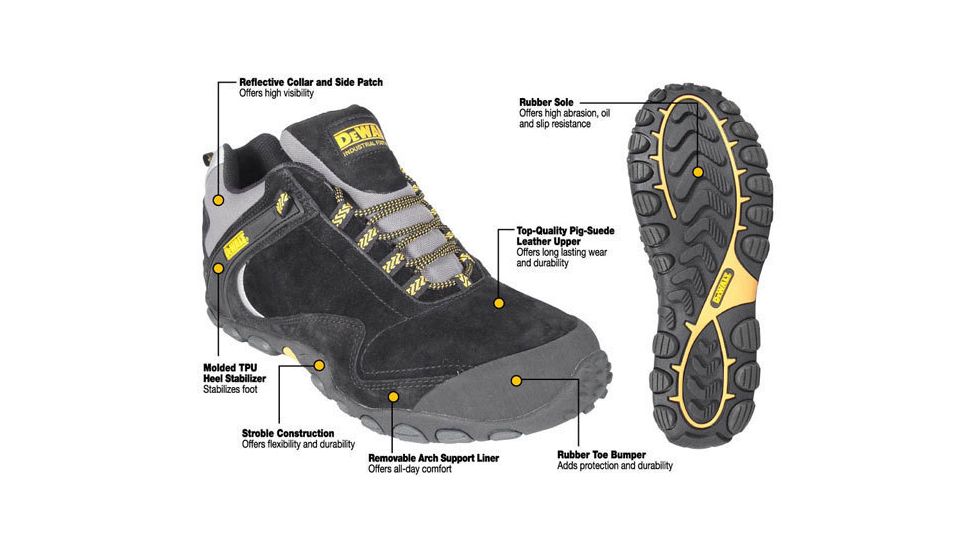 DeWALT Work Boots Stabilizer Brown Soft Toe D43004
