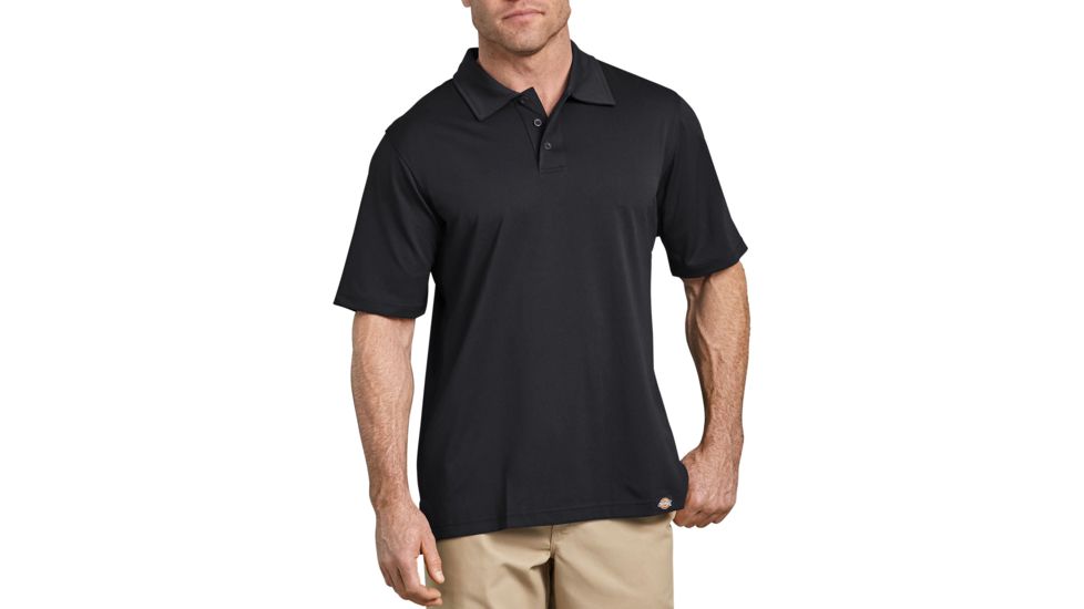 Dickies - Industrial Work Tech Performance Ventilated Polo, Black - LS425BK 2X