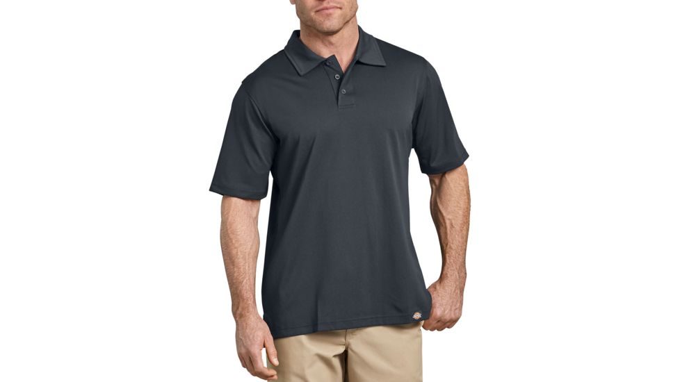 Dickies - Industrial Work Tech Performance Ventilated Polo, Dow Charcoal - LS425DC XL