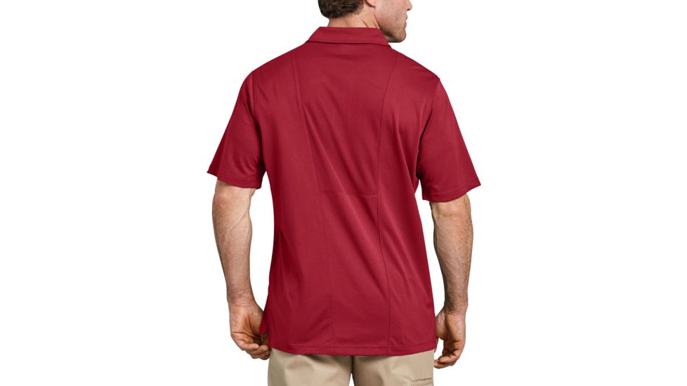 Dickies - Industrial Work Tech Performance Ventilated Polo, English Red - LS425ER 2X