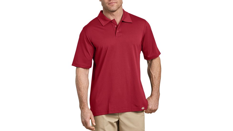 Dickies - Industrial Work Tech Performance Ventilated Polo, English Red - LS425ER 2X