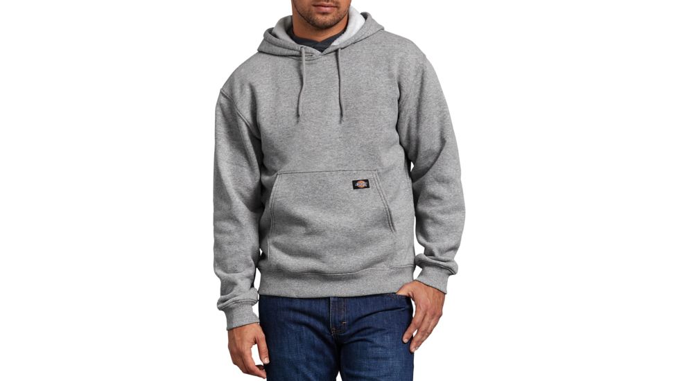 Dickies Midweight Fleece Pullover Hoodie, Heather Grey - TW392HG 2X RG