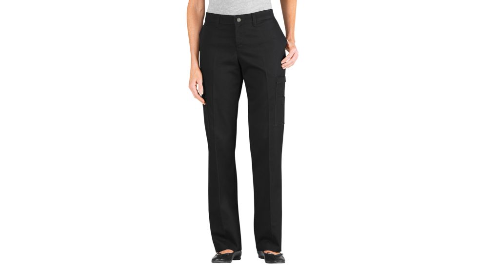 Dickies Womens Relaxed Fit Straight Leg Cargo Pant, Black - FPW337BK18WUU