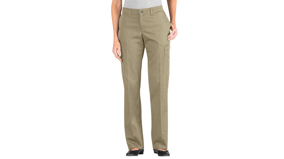 Dickies Womens Relaxed Fit Straight Leg Cargo Pant, Desert Sand - FP337DS8UU