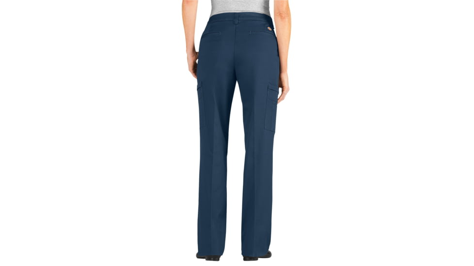 Dickies Womens Relaxed Fit Straight Leg Cargo Pant, Navy - FP337NV12RG