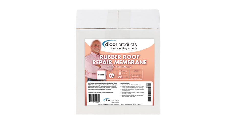 Dicor EPDM Rubber Roof Repair Membrane, 533RM-6