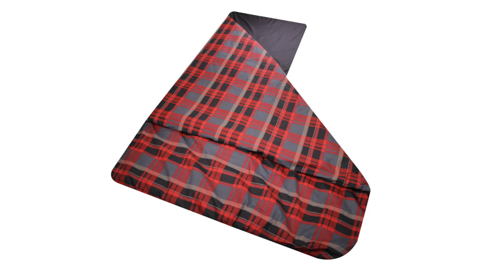Disc-O-Bed Duvalay with Luxury Memory Foam Sleeping Bag &amp; Duvet, Adults, Lumberjack, Extra Large, 50324