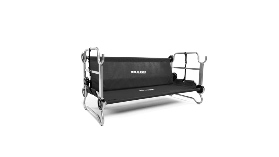 Disc-O-Bed Kid-O-Bunk Portable Cot System, Youth, Black, 31505B