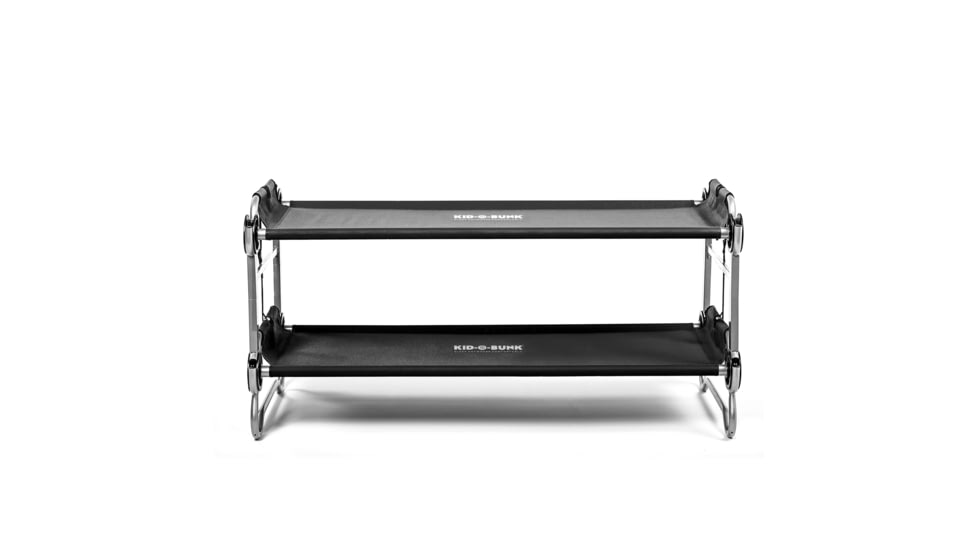 Disc-O-Bed Kid-O-Bunk Portable Cot System, Youth, Black, 31505B