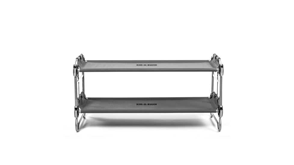 Disc-O-Bed Kid-O-Bunk Portable Cot System, Youth, Grey, 31205B