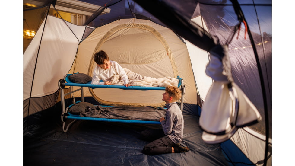 Disc-O-Bed Kid-O-Bunk Portable Cot System, Youth, Teal, 31105B