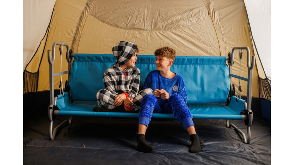 Disc-O-Bed Kid-O-Bunk Portable Cot System, Youth, Teal, 31105B