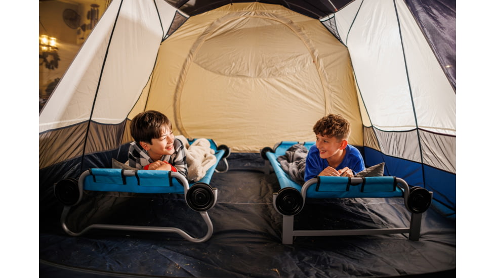 Disc-O-Bed Kid-O-Bunk Portable Cot System, Youth, Teal, 31105B
