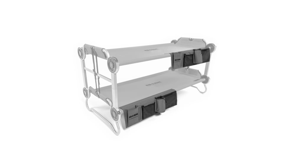 Disc-O-Bed Kid-O-Bunk Side Organizer, Youth, Grey, 19808/KGRY