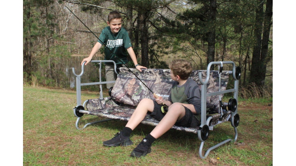 Disc-O-Bed Kid-O-Bunk with 2 Side Organizers, Mossy Oak, Childs, 30705BO
