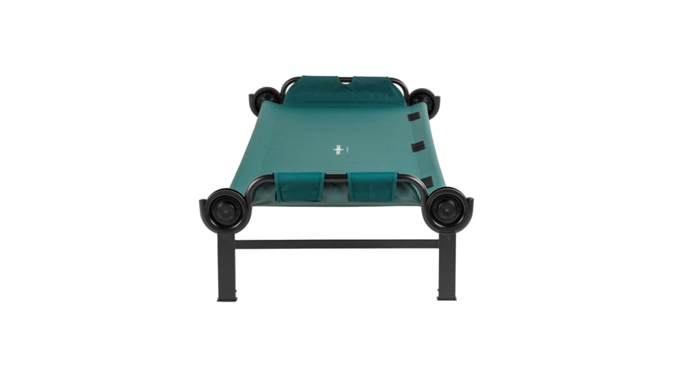 Disc-O-Bed Single Portable Cot, Large, Green, 31001