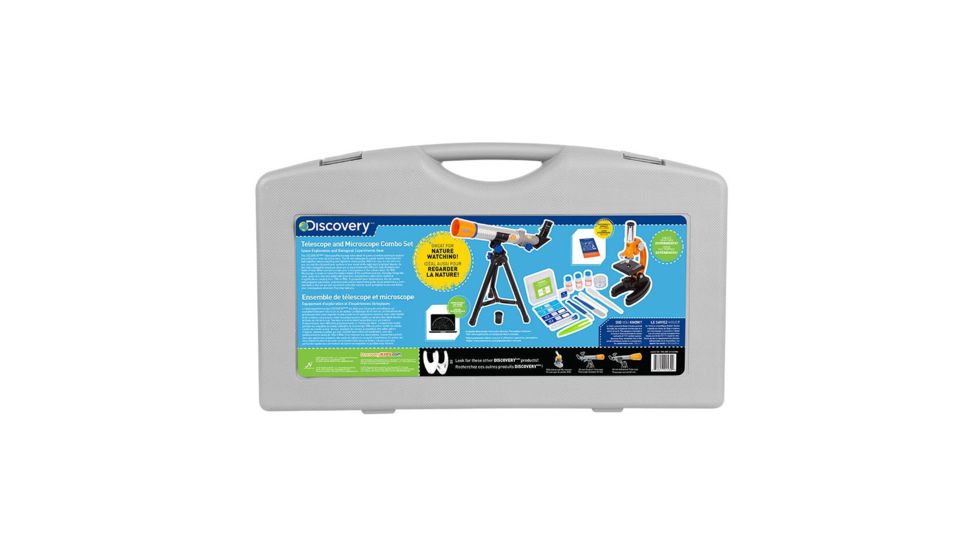 Discovery Kids Telescope &amp; Microscope Combo Set w/ Case, 44-41101