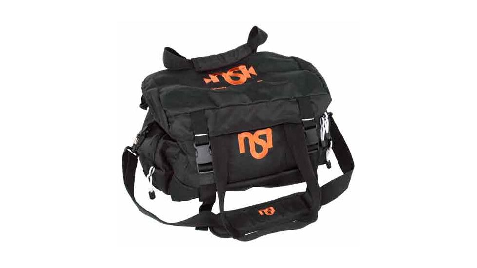 Dkg Trading-inc Dkg Trading Range Bag With Nsi Orange Logo Black Nylon