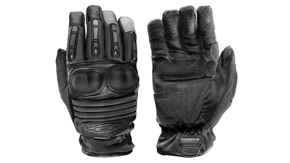 Damascus Protective Gear D90X-B Extrication &amp; Rescue Gloves w/ Hard Knuckles, Medium, Black D90XBMD
