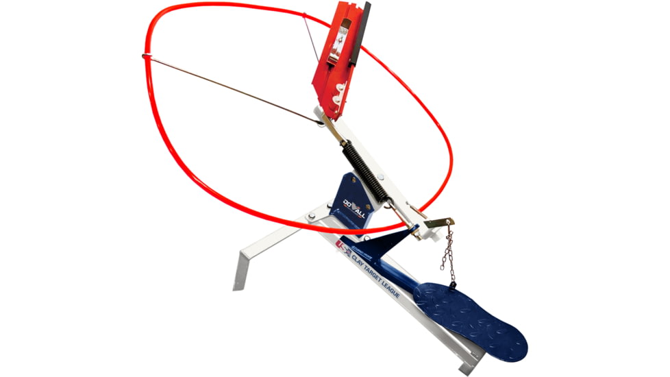 Do All Outdoors FlyWay One HD Launcher, Red White Blue, 1 or 2 Clays, FWONE