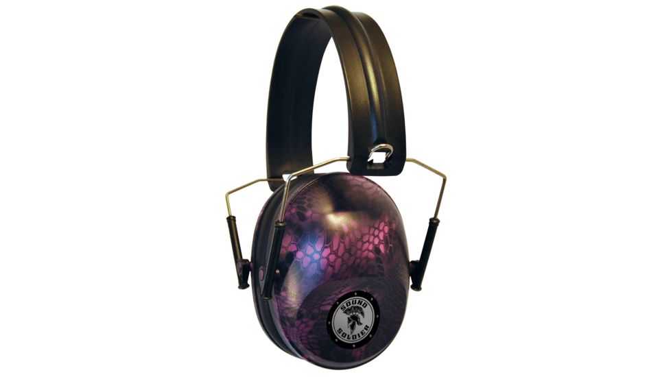 Do All Outdoors Sound Soldier Passive Youth Muff Kryptek Pink, Typhon Pink, ESPRM-813