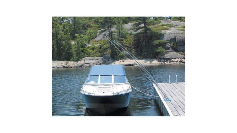 Dock Edge Mooring Whips 2PC 16ft 20,000LBS up to 33ft Premium, 3800-F