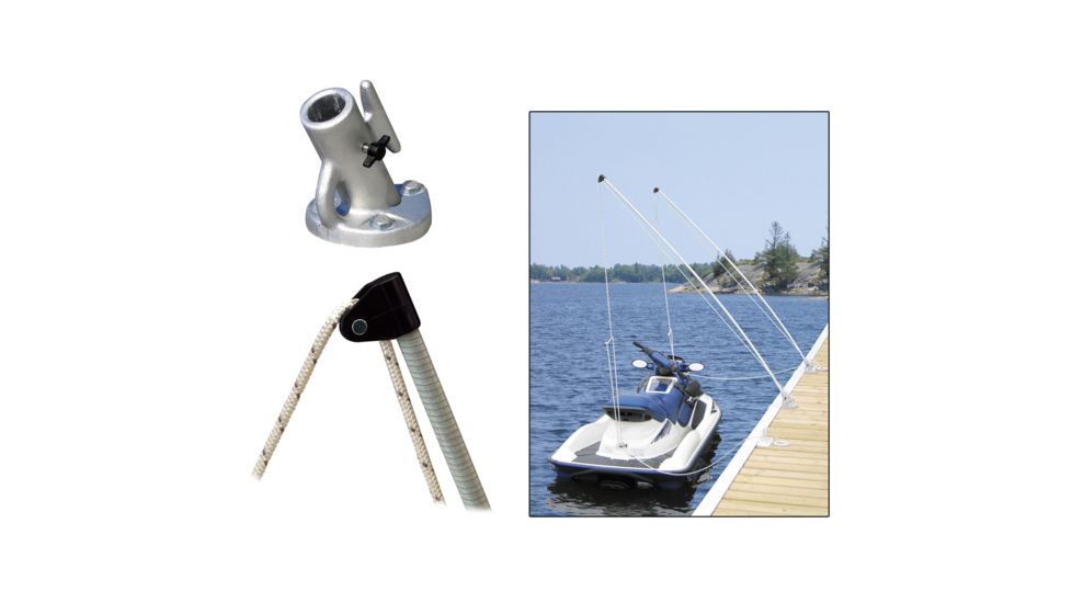 Dock Edge Mooring Whips 8ft 2000 LBS up to 18ft Economy 38514