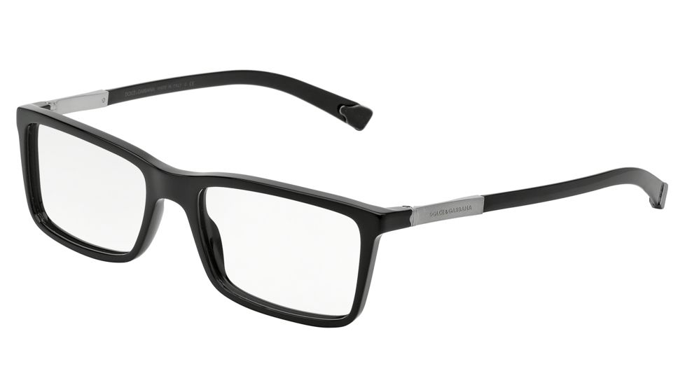 Dolce&amp;Gabbana BASALTO COLLECTION DG3211 Eyeglass Frames 501-53 - Black Frame