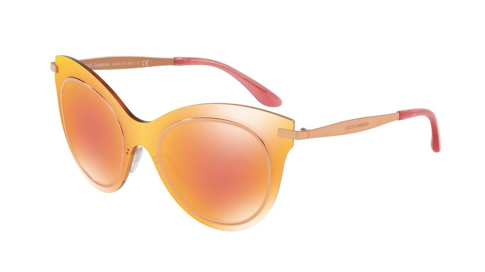 Dolce&amp;Gabbana DG2172 Sunglasses 1298F6-51 - Mirror Red Frame, Mirror Red Lenses