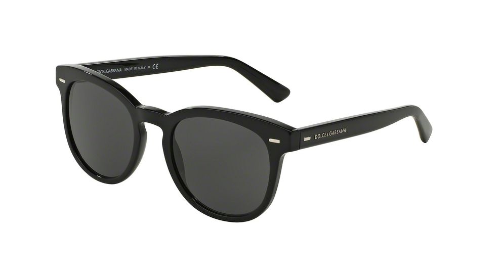 Dolce&amp;Gabbana DG4254 Sunglasses 501/87-51 - Black Frame, Gray Lenses