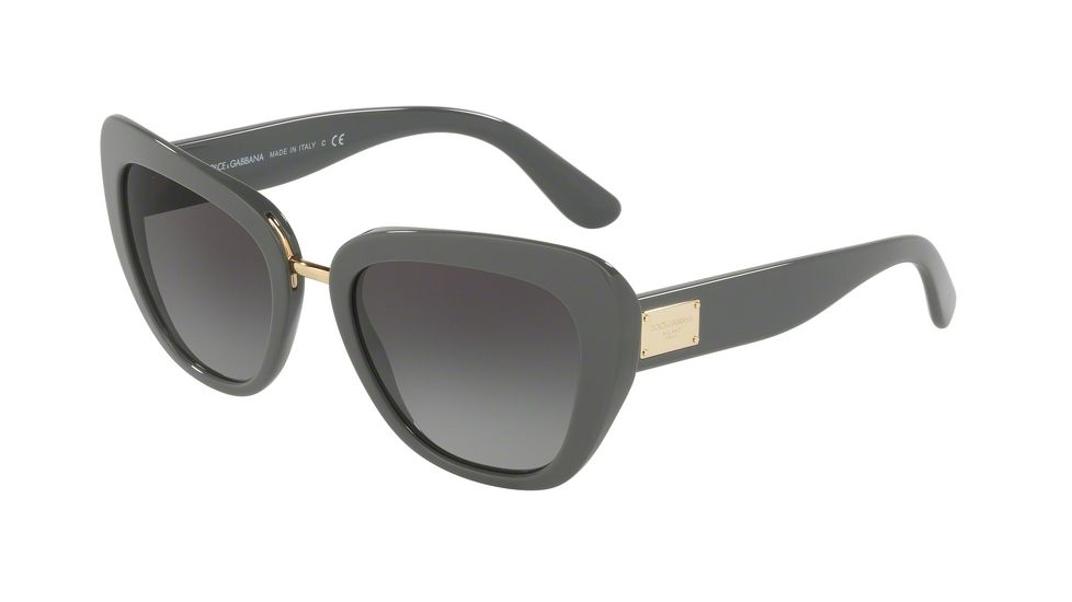Dolce&amp;Gabbana DG4296 Sunglasses 30908G-53 - Grey Frame, Grey Gradient Lenses