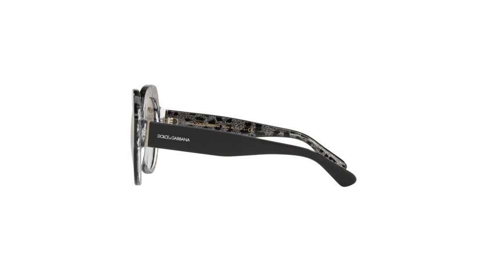 Dolce&amp;Gabbana DG4320F Sunglasses 32036V-56, Light Grey Mirror Grad Silver Lenses