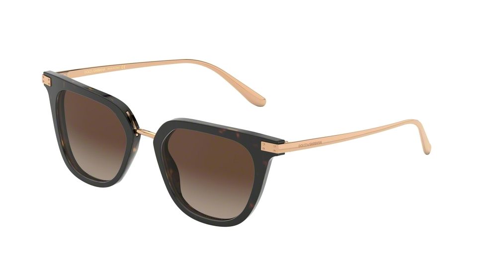 Dolce&amp;Gabbana DG4363 Sunglasses 502/13-50 - , Brown Gradient Lenses
