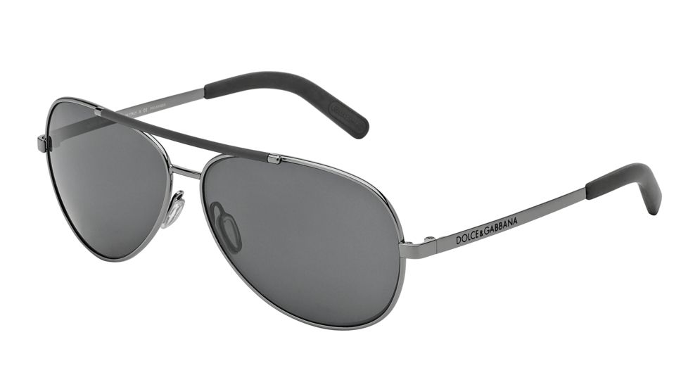 Dolce&amp;Gabbana LIFESTYLE DG2141 Sunglasses 04/81-61 - Gunmetal Frame, Polar Grey Lenses