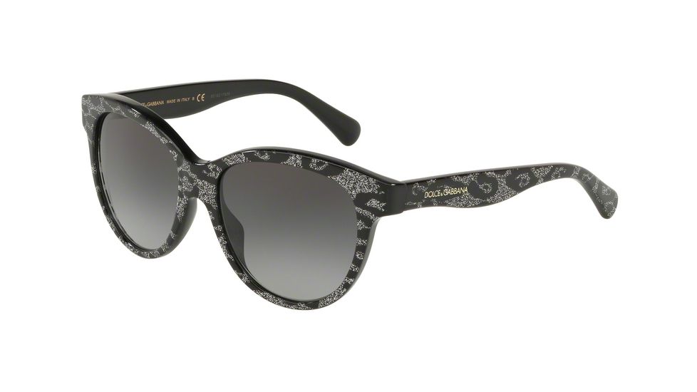 Dolce&amp;Gabbana MATT SILK DG4176 Sunglasses 31988G-49, Grey Gradient Lenses