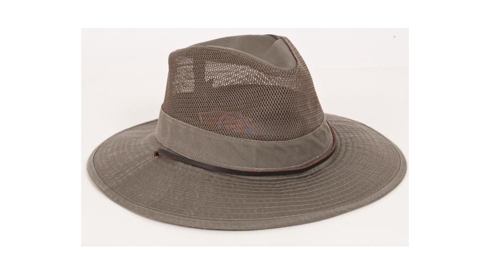 Dorfman Pacific Big Brim Safari Hat Olive Xl 864WM-OLIVE-XL