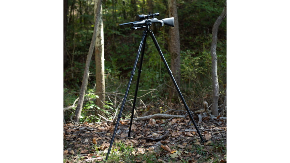 Double Tap Industries Stronghold Lite Aluminum Tripod w/Fixed Saddle Clamp, Black, 36mm, TRI-A-001F