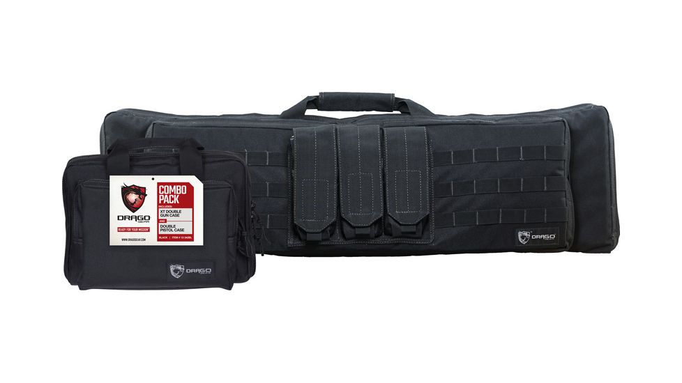 Drago Gear 12-342BL XT COMBO DBL LG &amp; DBL PST BLK 12342BL