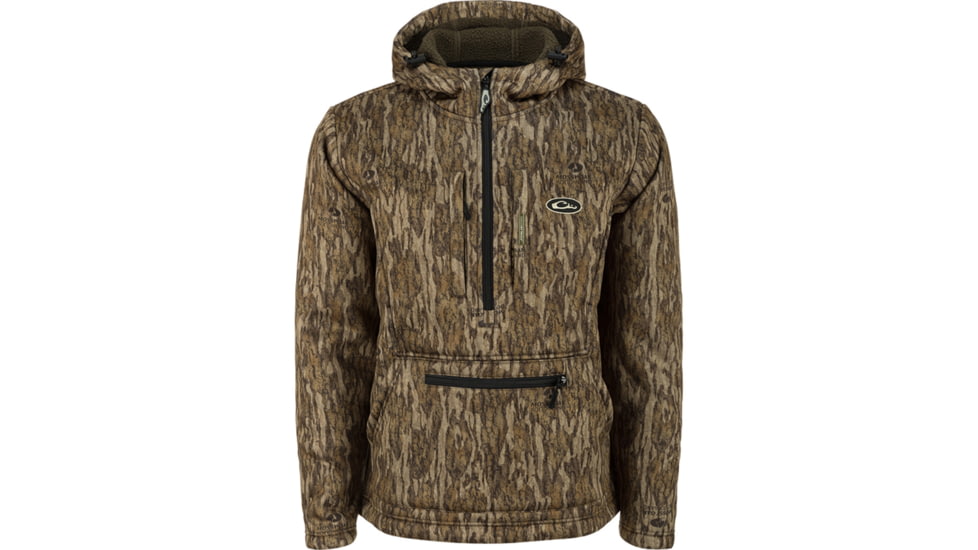 Drake BMF Ultimate Wader 1/4 Zip Hoodie - Men's, Extra Large, MO OG Shadowgrass, 1410700